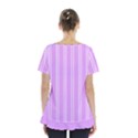 Nice Stripes - Lavender Purple Skirt Hem Sports Top View2