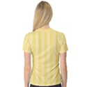 Nice Stripes - Mellow Yellow V-Neck Sport Mesh Tee View2