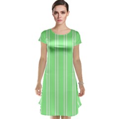 Nice Stripes - Mint Green Cap Sleeve Nightdress