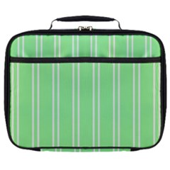 Nice Stripes - Mint Green Full Print Lunch Bag by FashionBoulevard