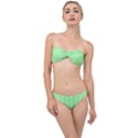 Nice Stripes - Mint Green Classic Bandeau Bikini Set View1