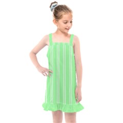 Nice Stripes - Mint Green Kids  Overall Dress by FashionBoulevard