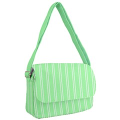 Nice Stripes - Mint Green Courier Bag