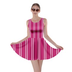 Nice Stripes - Peacock Pink Skater Dress by FashionBoulevard