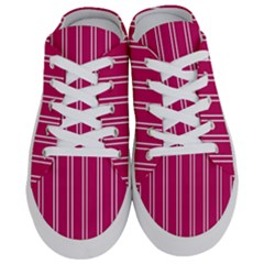 Nice Stripes - Peacock Pink Half Slippers by FashionBoulevard