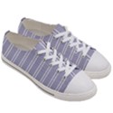 Nice Stripes - Silver Grey Women s Low Top Canvas Sneakers View3