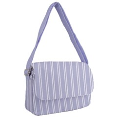 Nice Stripes - Silver Grey Courier Bag by FashionBoulevard