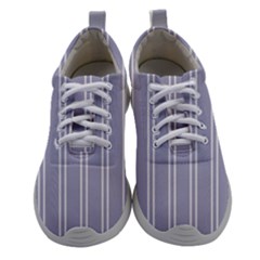 Nice Stripes - Silver Grey Women Athletic Shoes