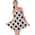 Polka Dots - Black On Abalone Grey Love the Sun Cover Up View1