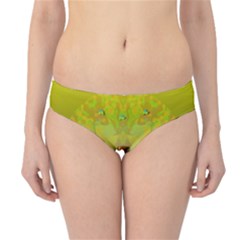 Birds And Sunshine With A Big Bottle Peace And Love Hipster Bikini Bottoms by pepitasart