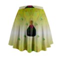 Birds And Sunshine With A Big Bottle Peace And Love Mini Flare Skirt View2