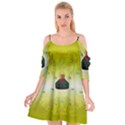 Birds And Sunshine With A Big Bottle Peace And Love Cutout Spaghetti Strap Chiffon Dress View1