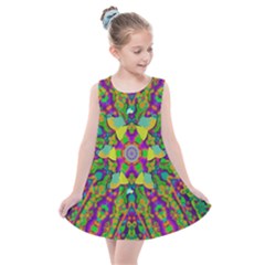 Birds In Peace And Calm Kids  Summer Dress by pepitasart