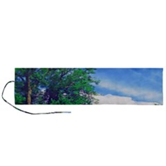 Drawing Of A Summer Day Roll Up Canvas Pencil Holder (l) by Fractalsandkaleidoscopes