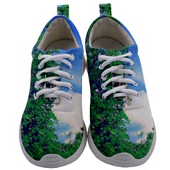 Drawing Of A Summer Day Mens Athletic Shoes by Fractalsandkaleidoscopes