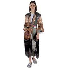 78427712 472508256710236 3582165134757330944 N Maxi Satin Kimono