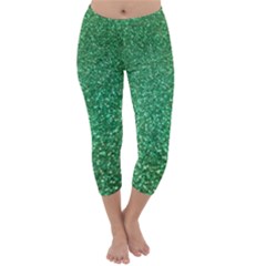 Sparkling Irish Cream Capri Winter Leggings 