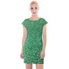 Sparkling Irish Cream Cap Sleeve Bodycon Dress by ScottFreeArt