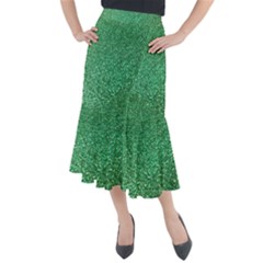 Sparkling Irish Cream Midi Mermaid Skirt by ScottFreeArt