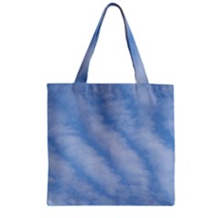 Wavy Cloudspa110232 Zipper Grocery Tote Bag by GiftsbyNature