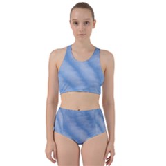 Wavy Cloudspa110232 Racer Back Bikini Set