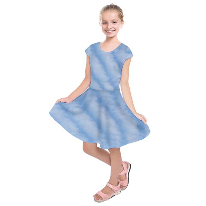 Wavy Cloudspa110232 Kids  Short Sleeve Dress