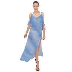 Wavy Cloudspa110232 Maxi Chiffon Cover Up Dress