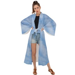 Wavy Cloudspa110232 Maxi Kimono by GiftsbyNature