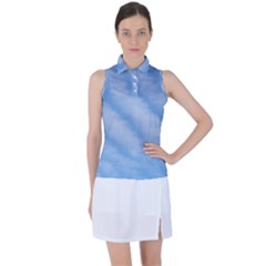 Wavy Cloudspa110232 Women s Sleeveless Polo Tee