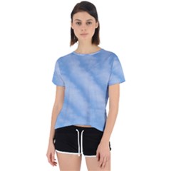 Wavy Cloudspa110232 Open Back Sport Tee