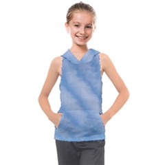 Wavy Cloudspa110232 Kids  Sleeveless Hoodie by GiftsbyNature