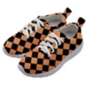 Block Fiesta Black And Cantaloupe Orange Kids Athletic Shoes View2