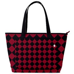 Block Fiesta Black And Carmine Red  Back Pocket Shoulder Bag  by FashionBoulevard