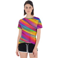 Rainbow Dreams Open Back Sport Tee