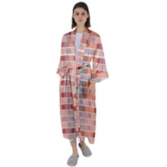 Zappwaits Maxi Satin Kimono