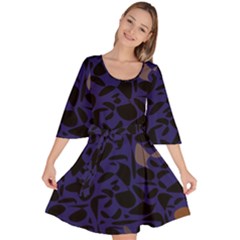 Zappwaits Velour Kimono Dress by zappwaits