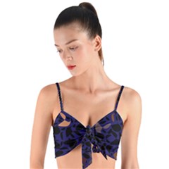 Zappwaits Woven Tie Front Bralet