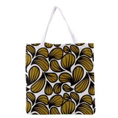 Gold Leaves Grocery Tote Bag