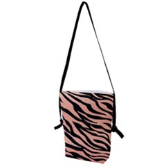 Tiger Rose Gold Folding Shoulder Bag by AngelsForMe