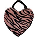 TIGER ROSE GOLD Giant Heart Shaped Tote View1