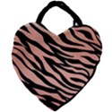 TIGER ROSE GOLD Giant Heart Shaped Tote View2