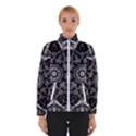 Black And White Pattern Winter Jacket View1