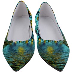 Flower Island And A Horizon Women s Block Heels  by pepitasart