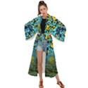 Flower Island And A Horizon Maxi Kimono View1