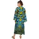 Flower Island And A Horizon Maxi Kimono View2