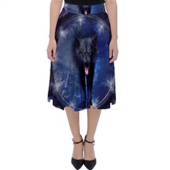 Awesome Wolf In The Gate Classic Midi Skirt by FantasyWorld7