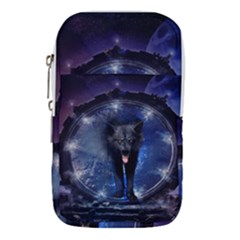 Awesome Wolf In The Gate Waist Pouch (large) by FantasyWorld7