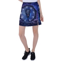 Awesome Wolf In The Gate Tennis Skirt by FantasyWorld7