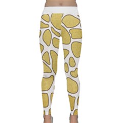 Maculato Gold Classic Yoga Leggings by AngelsForMe