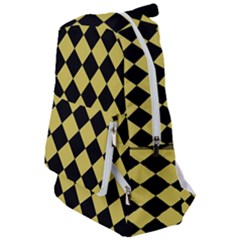 Block Fiesta Black And Ceylon Yellow Travelers  Backpack by FashionBoulevard